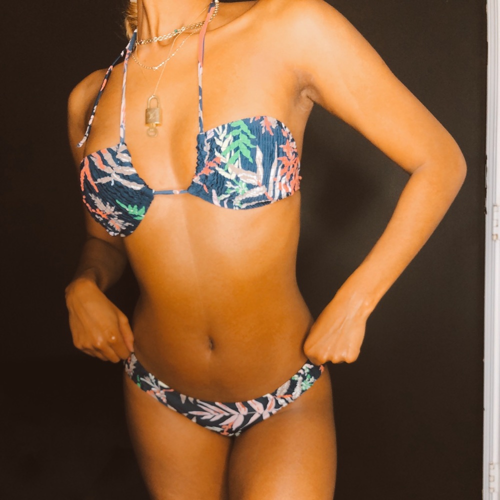 Floral bikini two piece set